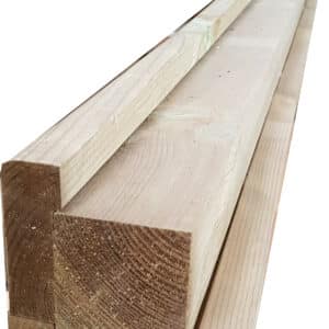 poteau bois angle 90°
