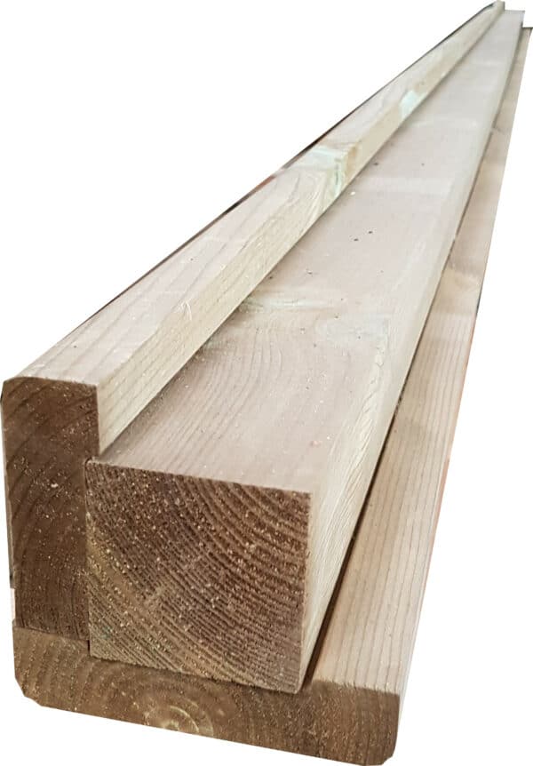 poteau bois angle 90°