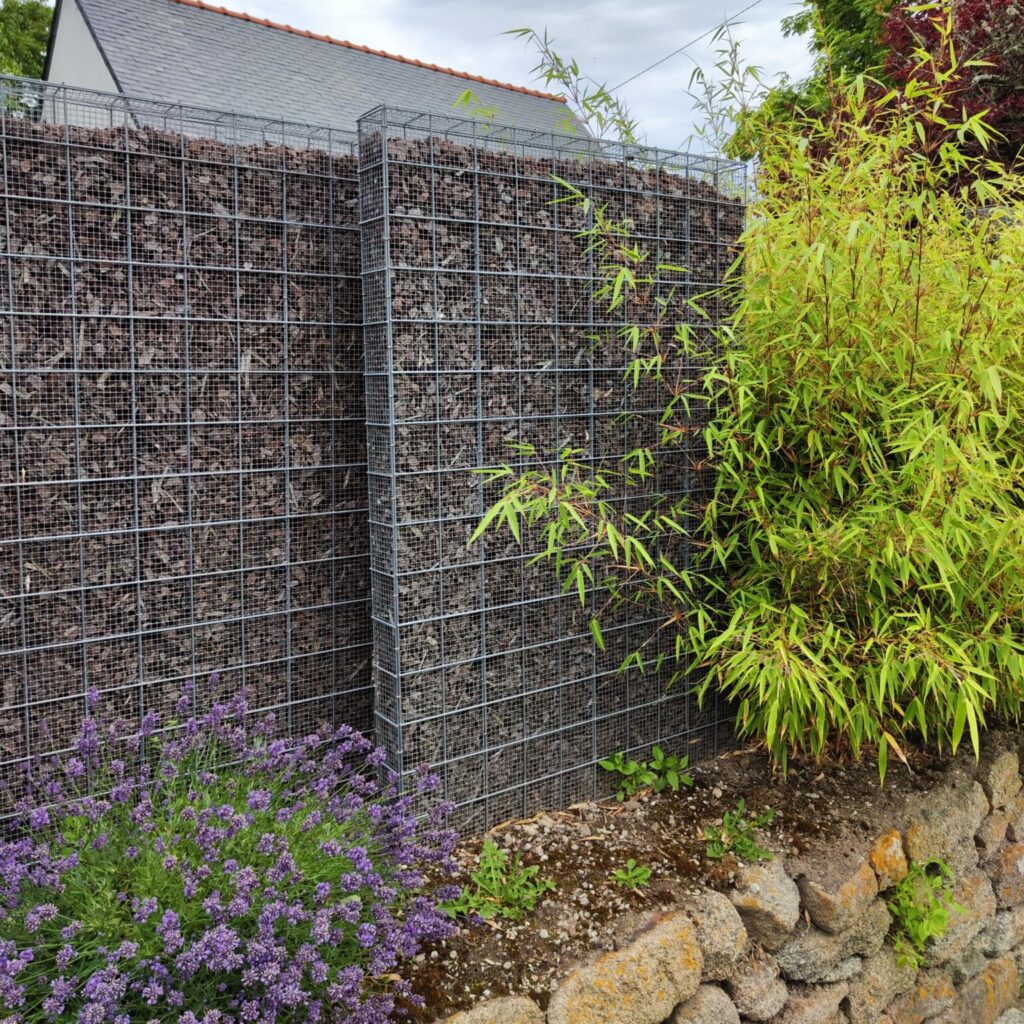 mur gabion fine maille epaisseur 10 cm