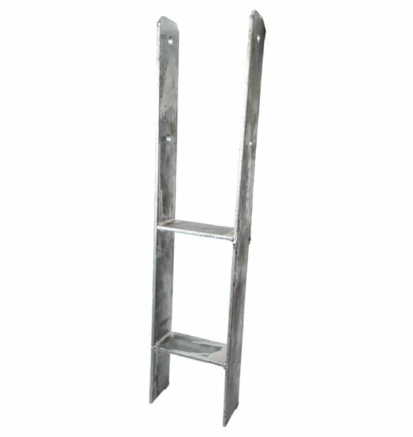 platine h acier pour poteau sonopost bois