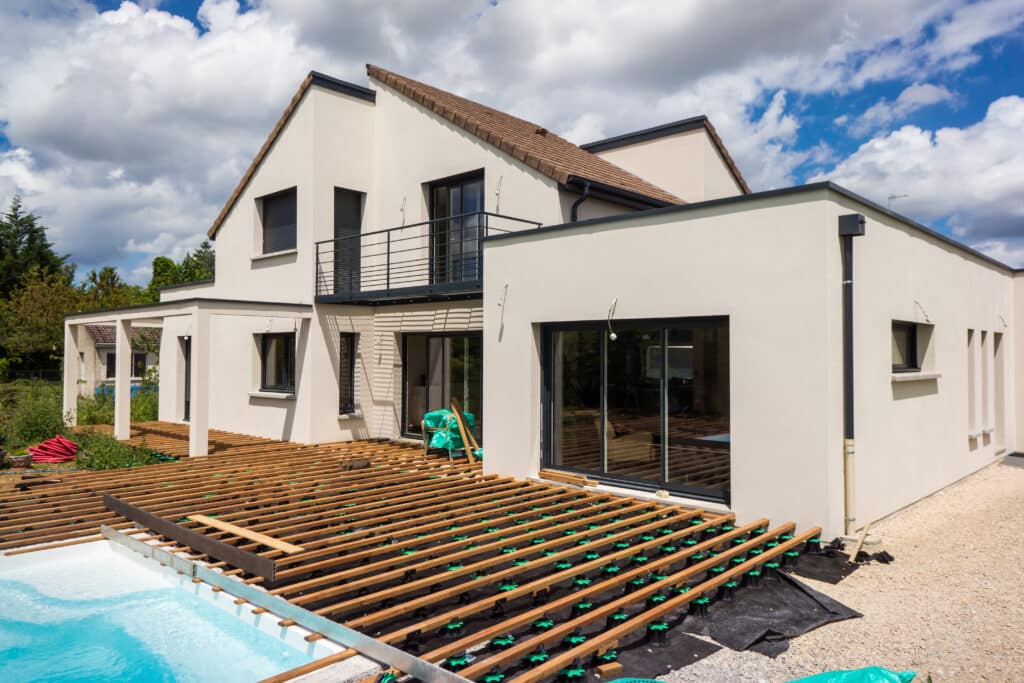 maison terrasse piscine